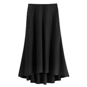 Cuyana Linen Skirt - Black - Large